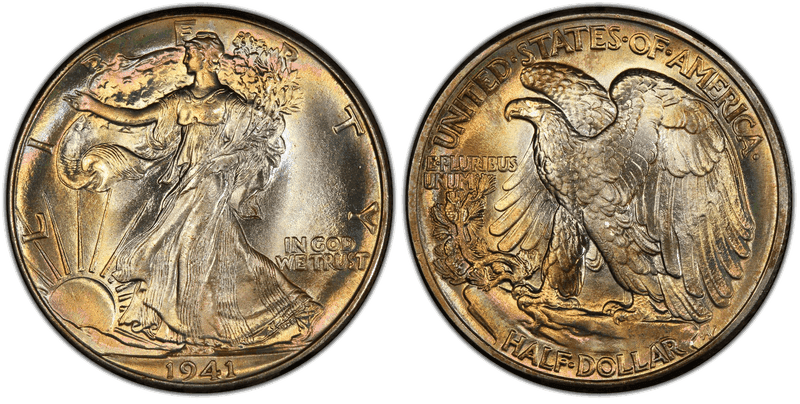 1941 Proof Walking Liberty Half Dollar
