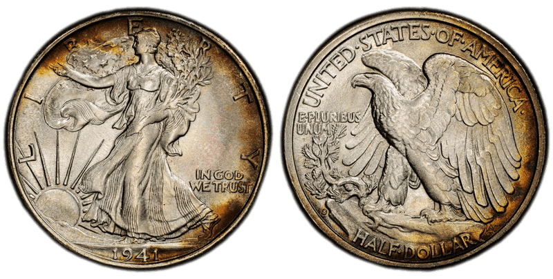 1941 (S) Walking Liberty Half Dollar