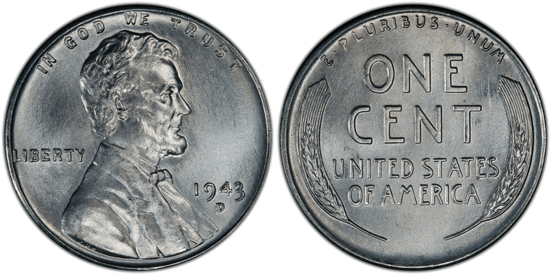 1943 (D) Lincoln Wheat Cent - D/D