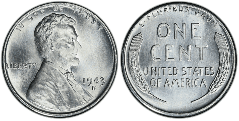 1943 (S) Lincoln Wheat Cent