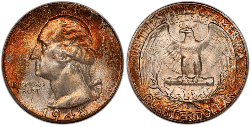 1945 Washington Quarter