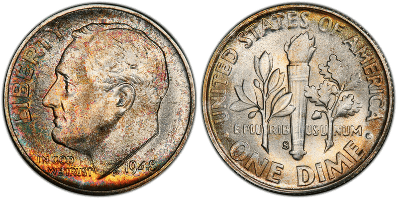 1948 (S) Roosevelt Dime