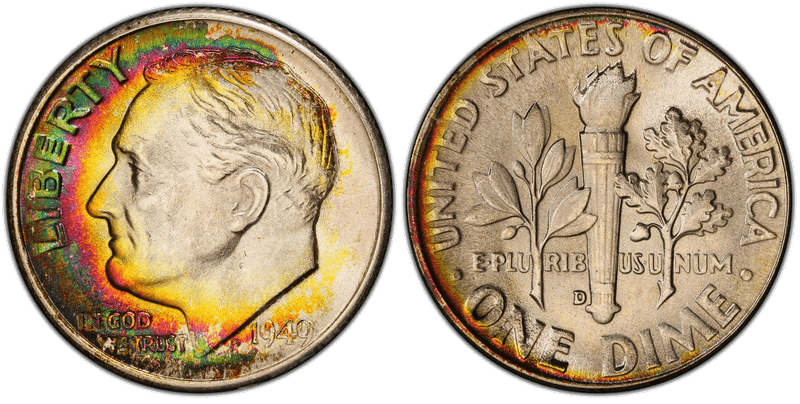 1949 Roosevelt Dime