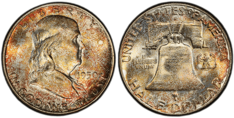 1950 Franklin Half Dollar