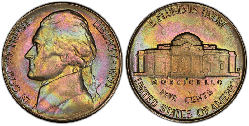 1951 Jefferson Nickel