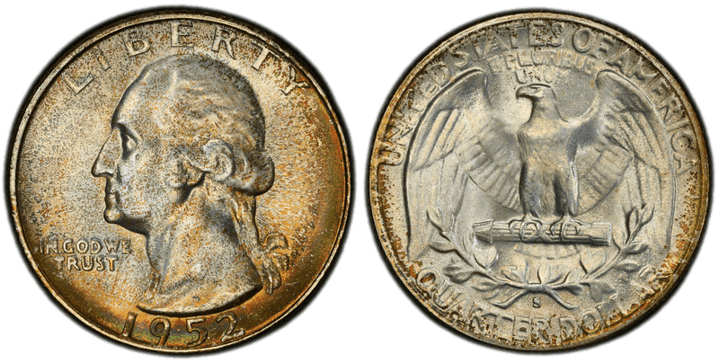 1952 (S) Washington Quarter