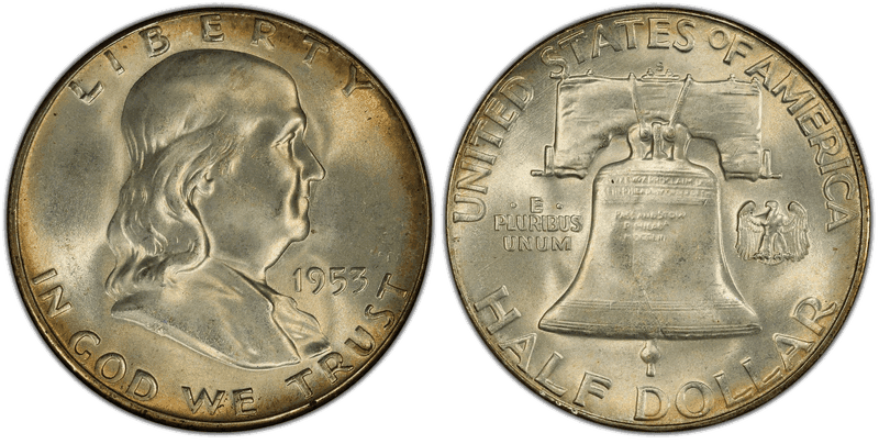 1953 (S) Franklin Half Dollar