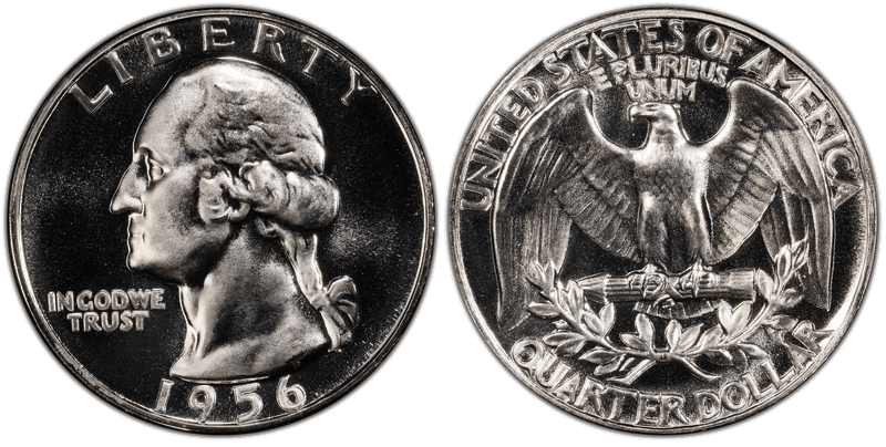 1956 Proof Washington Quarter