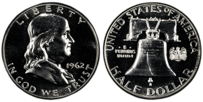 1962 Proof Franklin Half Dollar