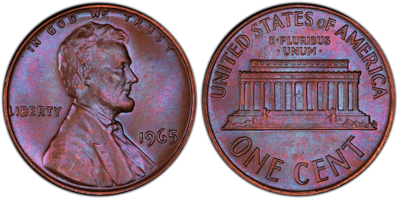1965 Lincoln Memorial Cent - SMS