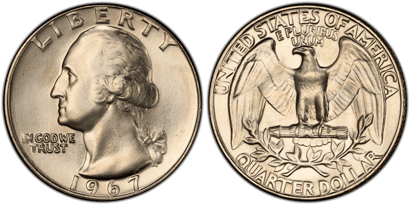 1967 Washington Quarter