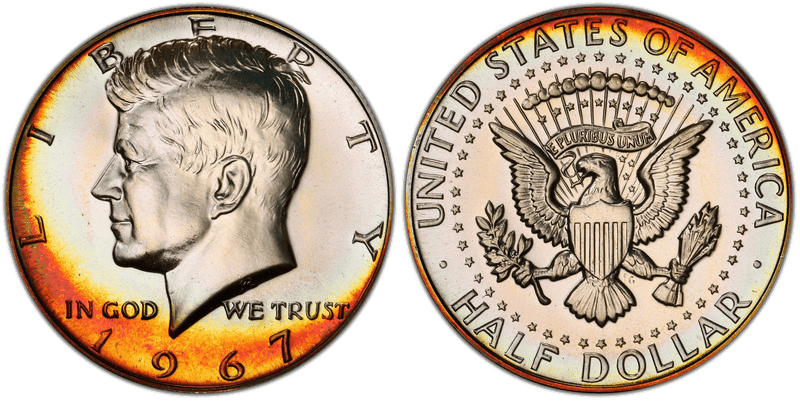 1967 SMS Kennedy Half Dollar