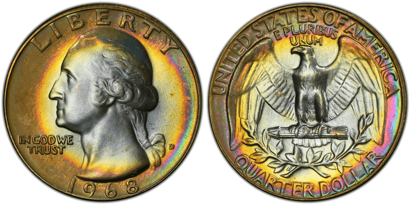 1968 Washington Quarter