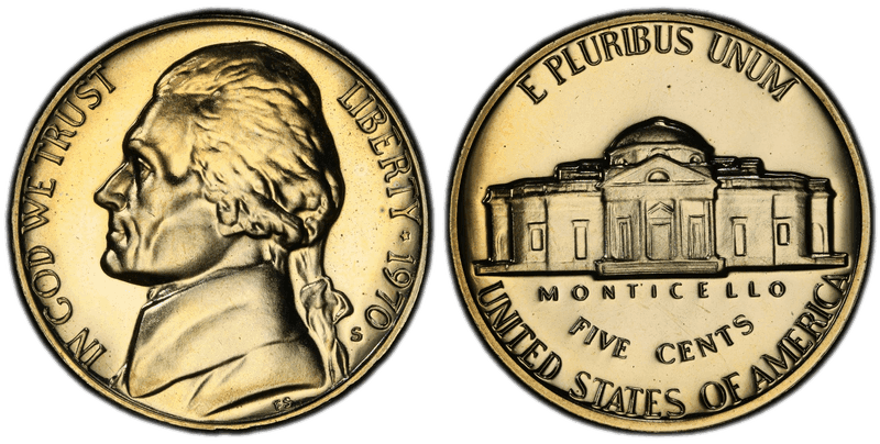 1970 (S) Proof Jefferson Nickel