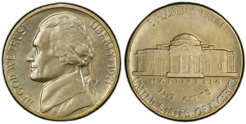 1971 Jefferson Nickel