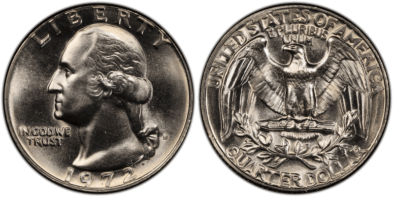 1972 Washington Quarter