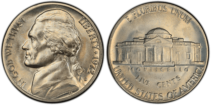 1972 Jefferson Nickel