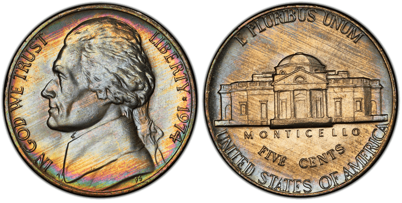 1974 Jefferson Nickel