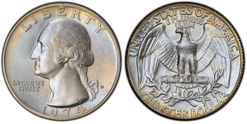 1974 Washington Quarter