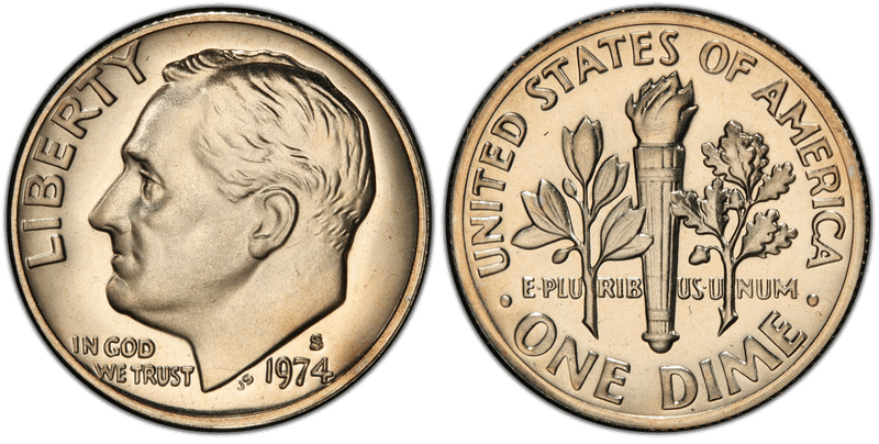 1974 (S) Proof Roosevelt Dime