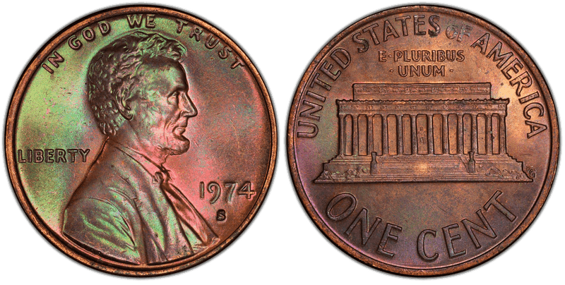 1974 (S) Proof Lincoln Memorial Cent