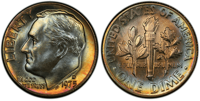 1975 Roosevelt Dime
