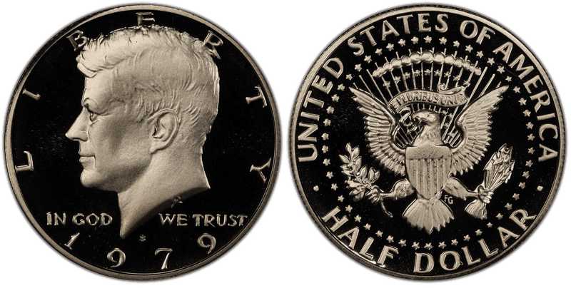 1979 (S) Proof Kennedy Half Dollar - Type 2