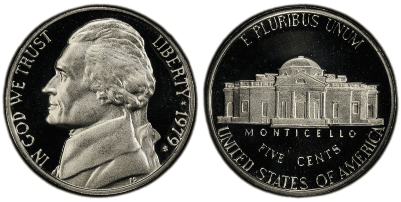 1979 (S) Proof Jefferson Nickel - Type 2