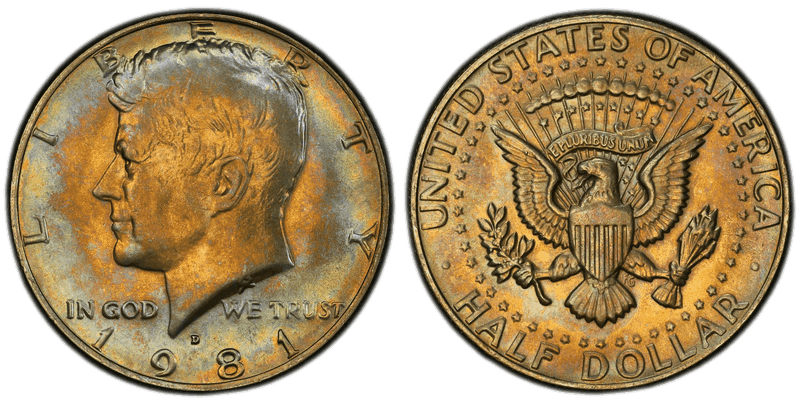 1981 Kennedy Half Dollar