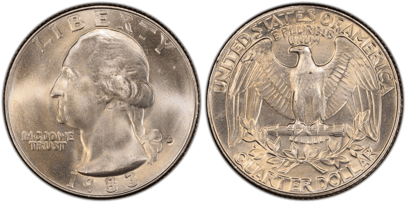 1983 Washington Quarter