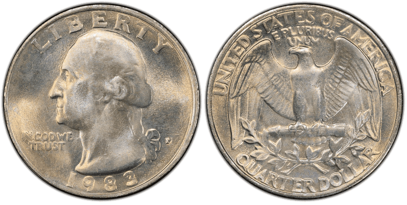 1983 (P) Washington Quarter