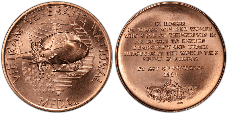 1984 Medal Vietnam Veterans