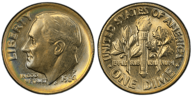 1984 (P) Roosevelt Dime