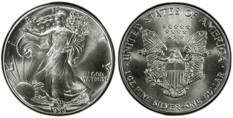 1986 American Silver Eagle
