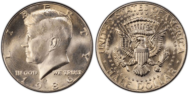 1986 (P) Kennedy Half Dollar