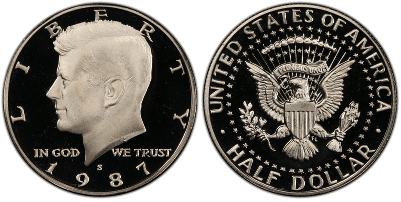 1987 (S) Proof Kennedy Half Dollar