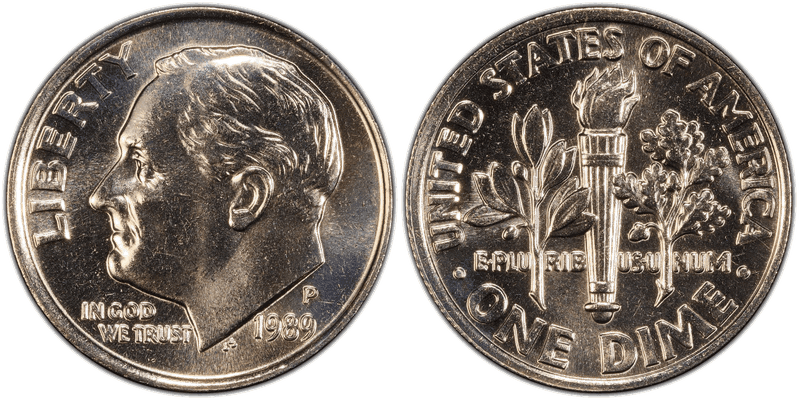 1989 (P) Roosevelt Dime