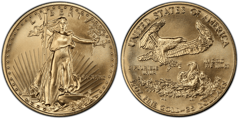 1990 American Eagle Twenty Five Dollar Gold