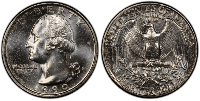 1990 (P) Washington Quarter