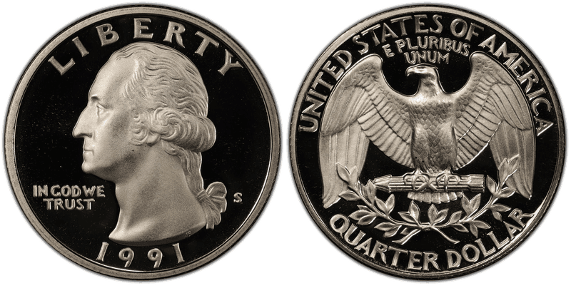 1991 (S) Proof Washington Quarter