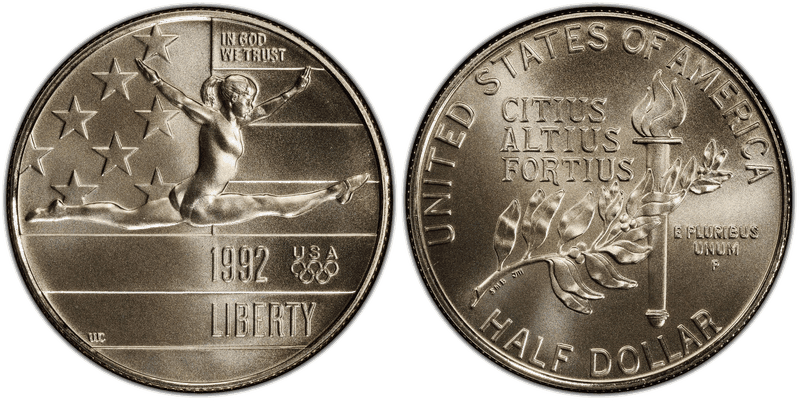 1992 XXV Olympiad (Barcelona) Commemorative Half Dollar