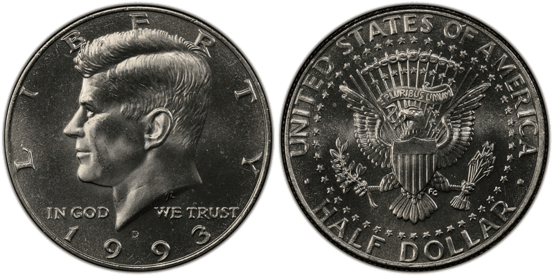 1993 Kennedy Half Dollar