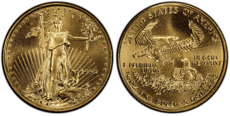 1995 American Eagle Five Dollar Gold