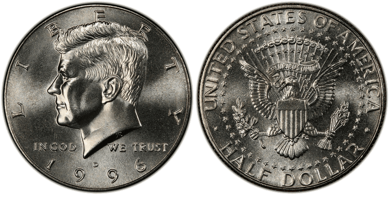 1996 Kennedy Half Dollar