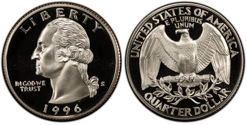 1996 (S) Proof Washington Quarter