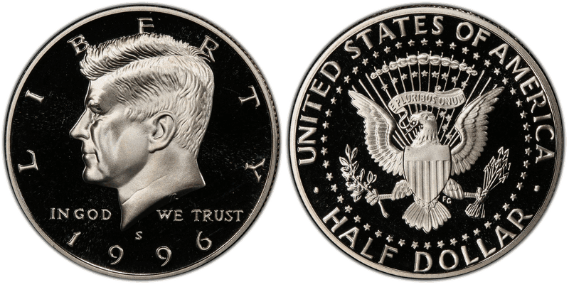 1996 (S) Proof Kennedy Half Dollar