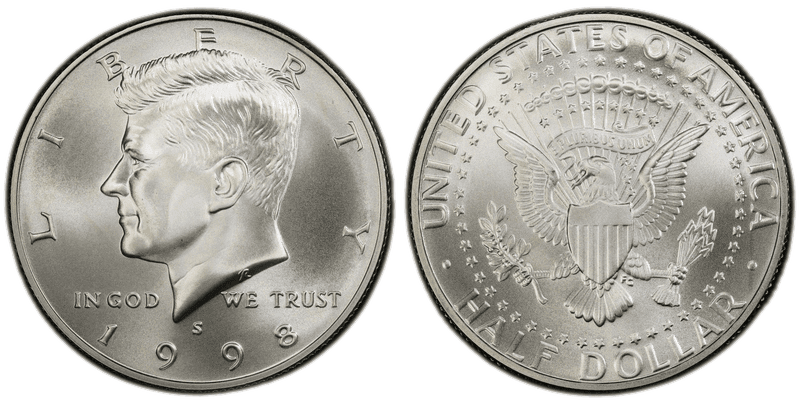 1998 (S) SMS Kennedy Half Dollar