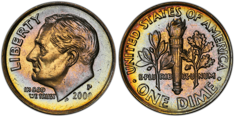 2000 (P) Roosevelt Dime
