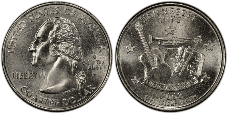2002 (P) Tennessee State Quarter