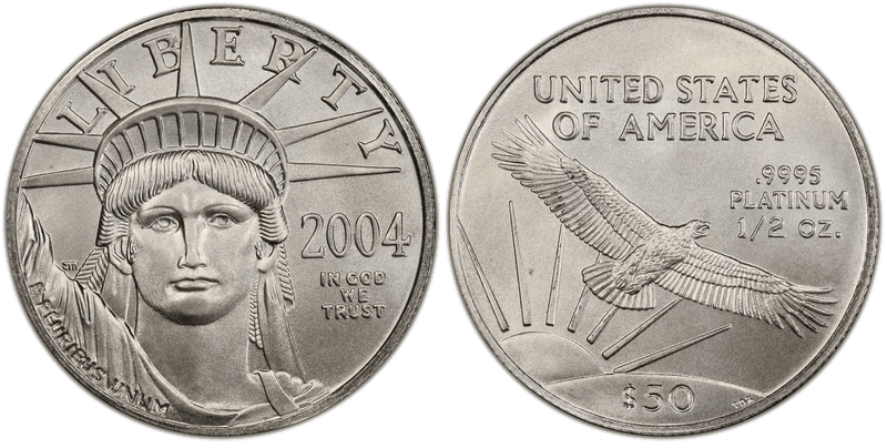 2004 American Eagle Fifty Dollar Platinum